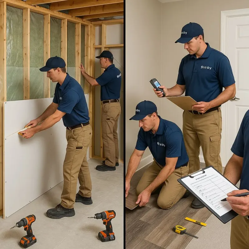 Repairs and Reconstruction process in North Cape May, NJ